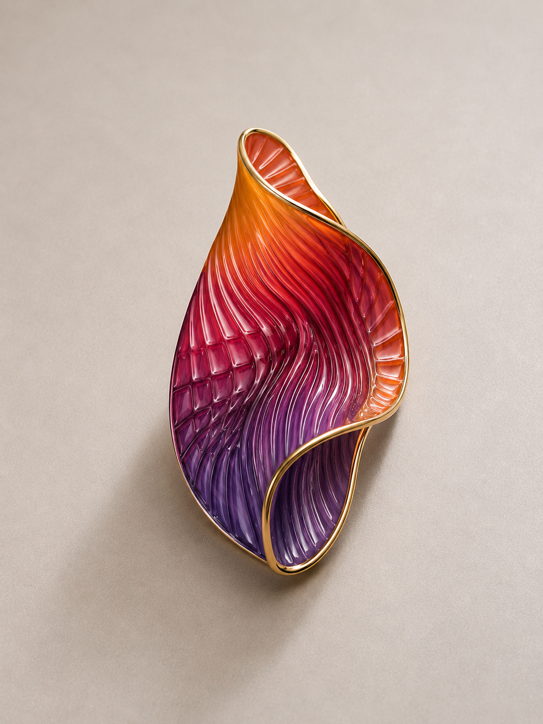 Pleats Brooch - A-POC Jewellery